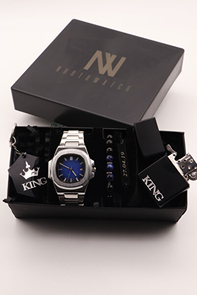 Northwatch Kişiye Özel Premium Çelik Erkek Kol Saati Paslanmaz Çelik, Bilekli...