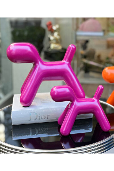 Mioletti Mor Pop Art Puppy Köpek Obje