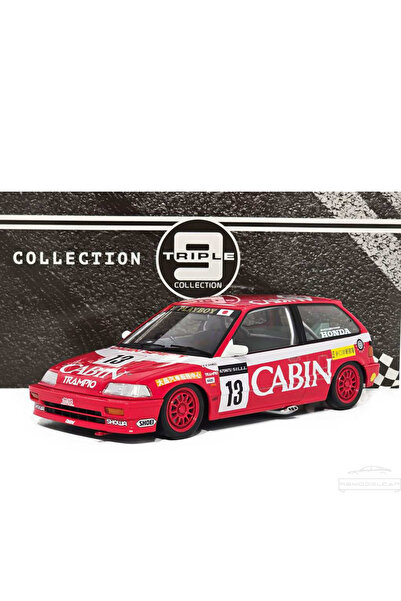Triple Collection 1:18 Honda Civic EF3 #13 Team Cabin – Macau GP 1988 Model A...