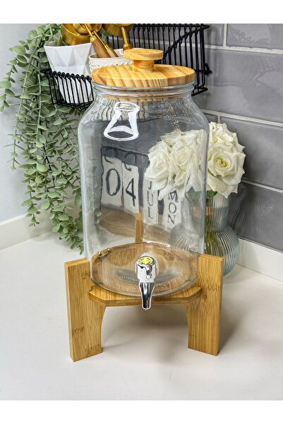 dunyazuccaciye 4 Litre Cam Sebil