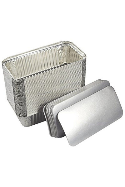 HORECA Caserolă din aluminiu Chec + capac, 22x11.5x6.5 cm, 813/108, set de 10...