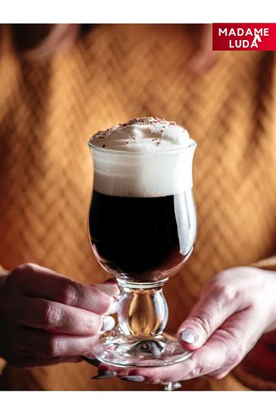 Paşabahçe Irish Coffee Latte Cup-Tea-Coffee Cup. (4 Pcs 4 Person 270 Cc)-Madame Luda-(44159)