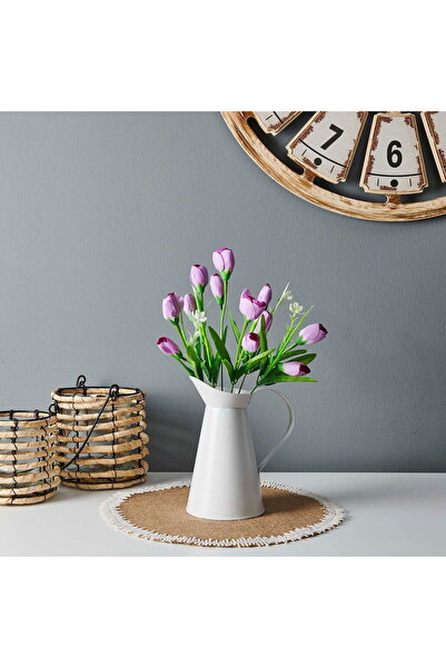 Q-Art Manolya Yapay Çiçek - Mor