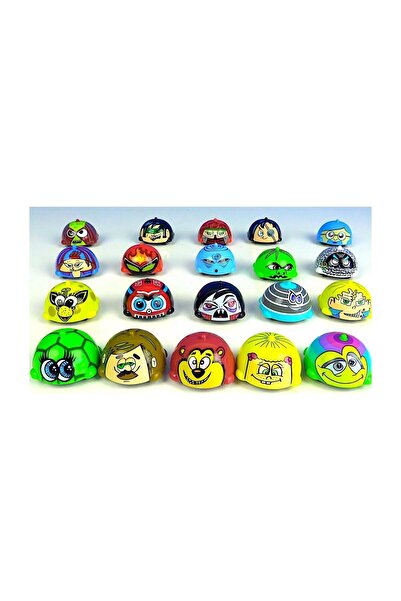 Bravo مجموعة سيارات مفاجئة مع شخصيات دوارة تدور فوق بعضها مثل Whirly Topaç