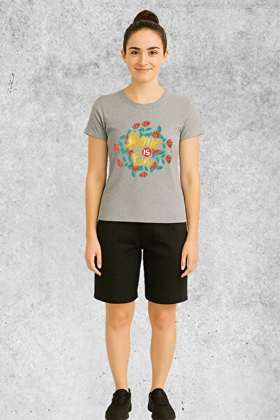 MOLICO Basic Unisex Crew Neck Short Sleeve Alone Printed Tshirt