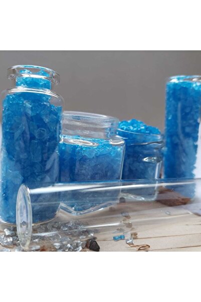 Genel Markalar 2-4mm Mavi Epoksi Cam Kırıkları 300gr, dekoratif ve özgün tasarım için ideal.