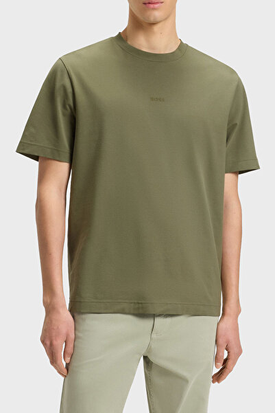 BOSS Pamuklu Regular Fit Bisiklet Yaka T Shirt Erkek T SHİRT 50473278 342