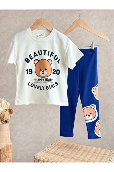Pinkitokids Set BEAUTIFUL TEDDY T tricou și jambiere