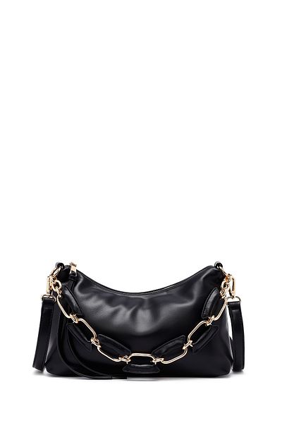 Derimod Women's Black Long Strap Shoulder Bag 25Abd270718
