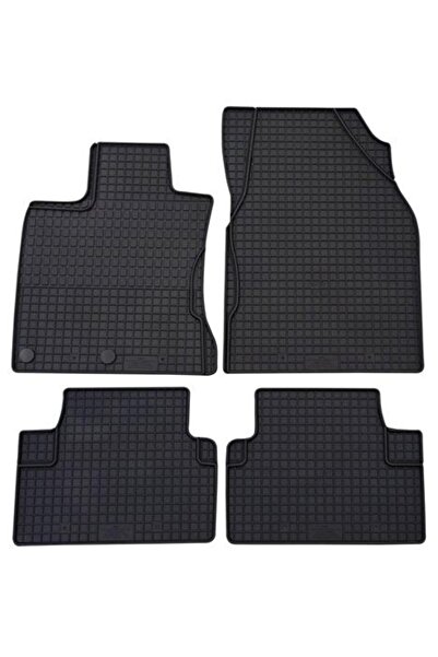 PETEX Set 4 covorașe auto din cauciuc 93710PX, de culoare neagră, compatibile...