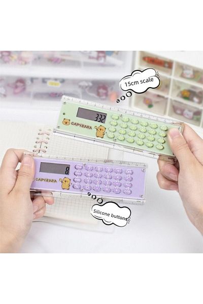 Generic آلة حاسبة مع مسطرة عدة اللوان
