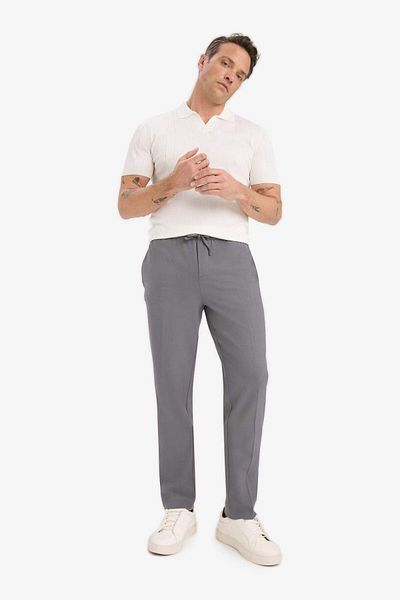 DeFacto Buy Lace-Up Elastic Pocket Jogger Fit All-Way Stretch Soft Tuuse Pants A9943Ax25Au