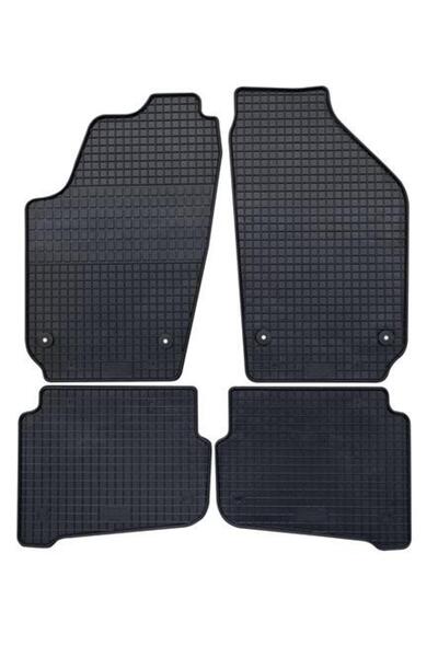 PETEX Set 4 covorașe auto din cauciuc 66210PX, negre, compatibile cu Volkswag...