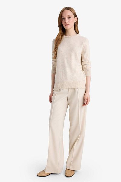 DeFacto Regular Fit Crew Neck Sweater Sweater F4084Ax25Wn