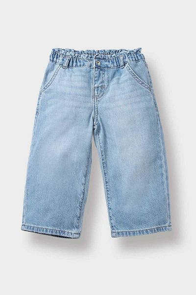 DeFacto Baby Girl School Wide Leg Jean Trousers F1829A525Au