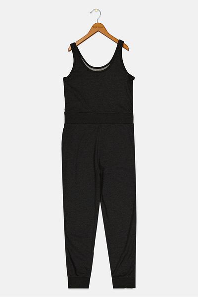 Nike Kids Girl Standard Fit Sleeveless Outdoor Jumpsuit, Black