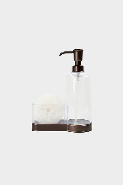 Bombay Soap Pump With Sponge, Gunmetal