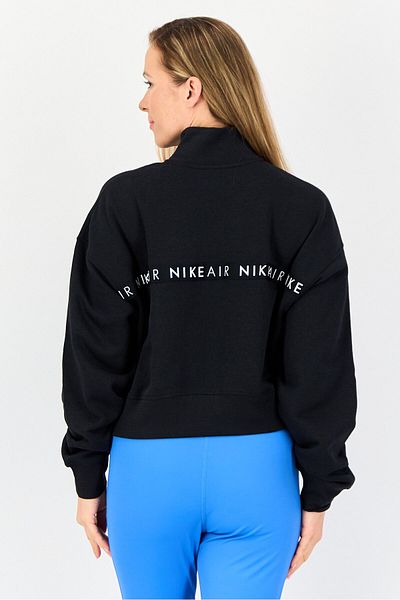 Nike Women Sportswear Fit Long Sleeves Outdoor Sweatshirt, Black