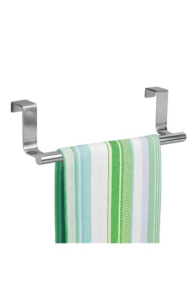 Generic حامل أطباق ومناشف يد معدني من آي ديزاين فورما، يُثبّت فوق الخزانة، لل...