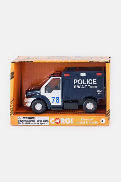 CORGI Chunkies Police SWAT Team Truck, Multicolor
