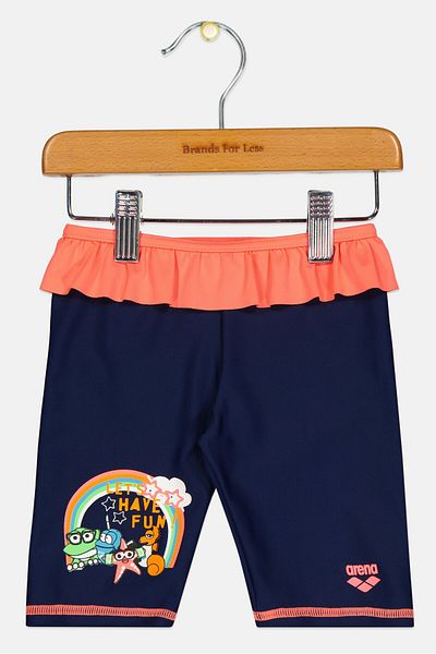 ARENA Toddlers Girl Graphic Print Pull On Swim Leggings, Multicolor