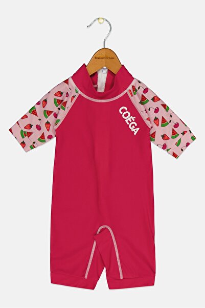 Coega Sunwear Toddlers Girl Brand Logo One Piece Swimsuit, Multicolor