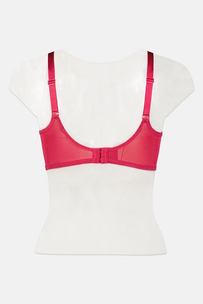 Triumph Women Textured Padded Bra, Dark Pink