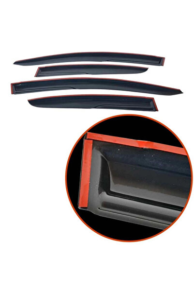 3EGROUP Set de 4 paravane de geam Mugen, specific pentru vehiculul Fiat Siena...