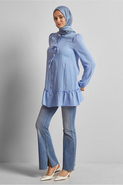 Alvina Cotton Muslin Tunic 45369-1