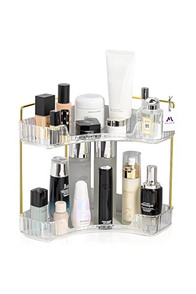 Generic MOTIM 2-Tier Corner Bathroom Counter Organizer, Bathroom Countertop P...