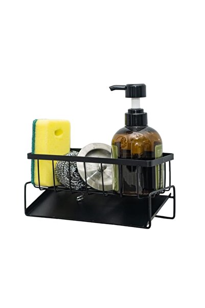 Generic حامل حوض المطبخ من فريهاوس، حامل إسفنج، منظم ومساحة تخزين، ملحق من ال...