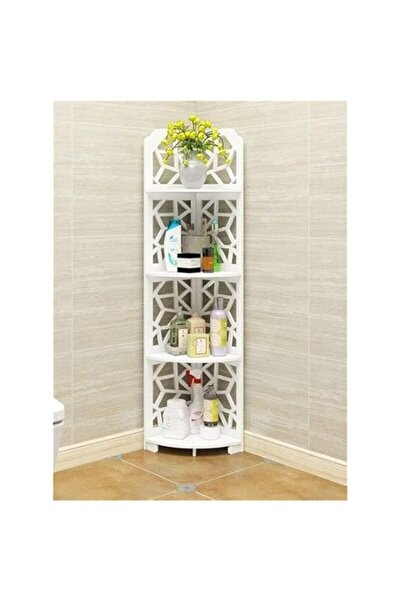 Generic حامل زاوية الحمام LINGWEI، حامل دش، رف زاوية، منظم حوض، وحدة رفوف الح...