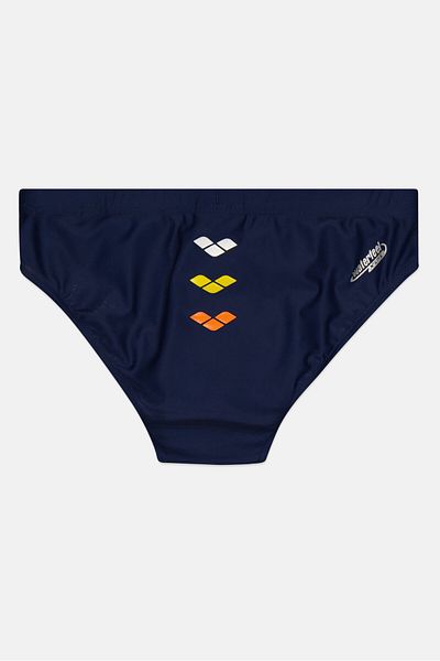 ARENA Kids Boy Brand Logo Swimwear Brief, Navy