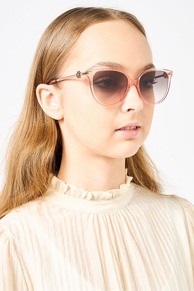 Kate Spade نظارة شمسية كريستينا للنساء بتصميم عين القطة، باللون الوردي