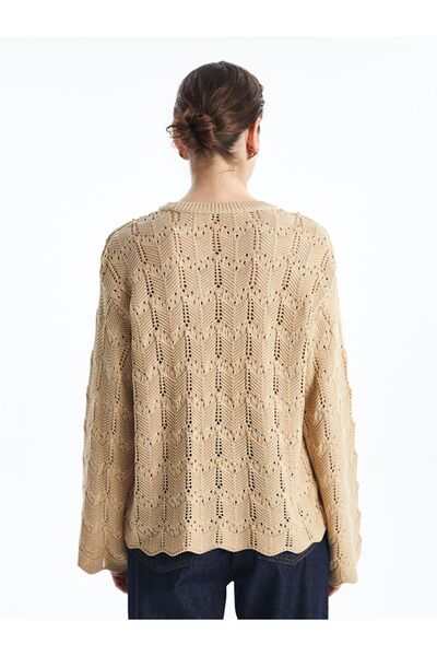 LC Waikiki Bisiklet Yaka Ajurlu Kadın Triko Kazak