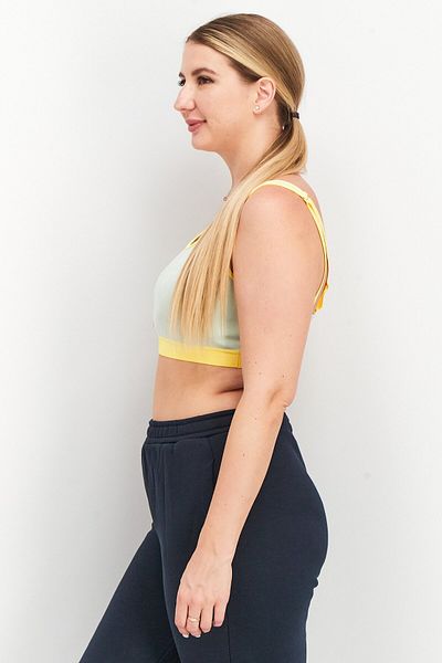 adidas Women Solid Training Sports Bra, Mint