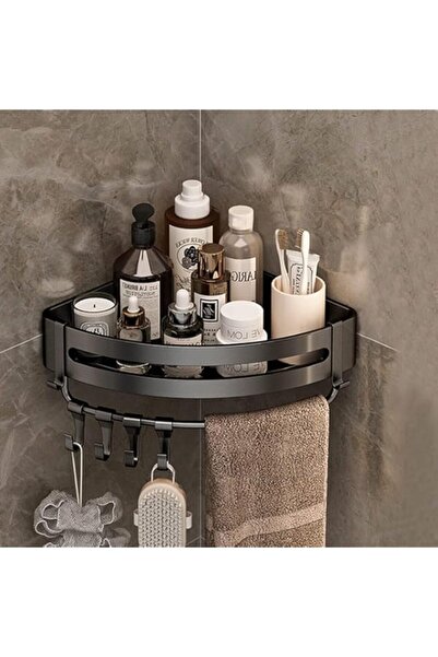 Generic ECVV Triangle Space Aluminum Bathroom Shelf, THICKENED Shower Caddy S...