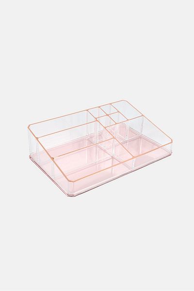 Oasis Home Cosmetic Organizer, Transparent