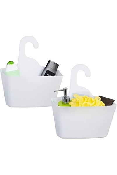 Generic Hanging Shower Basket, Multi Purpose Assembled Cabinets Wall Hanging ...