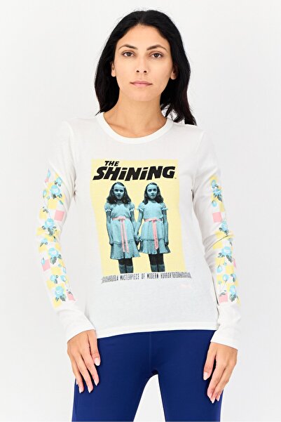 Vans x The Shinning Women Sportswear Fit Long Sleeves Outdoor T-shirt, White