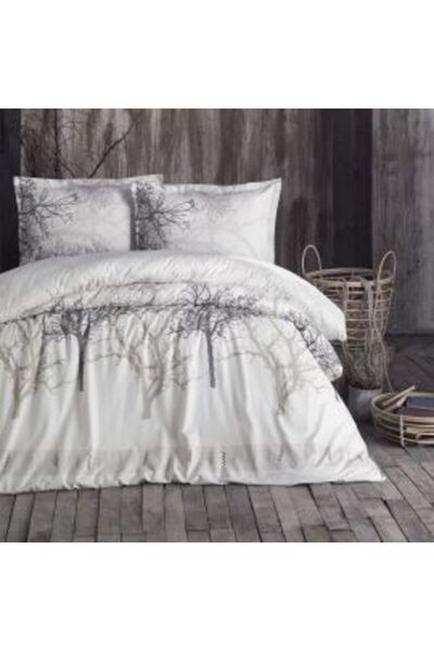 Ralex Double Bed Linen 100% Cotton Ranforce, 4 Pieces Extra Large, Beige MIDAS V 2