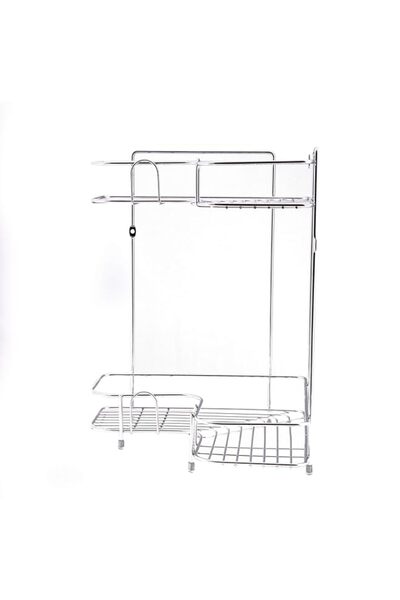 Generic Royalford 2 Tier Corner Rack - Rust Free Stainless Steel Shower Caddy...