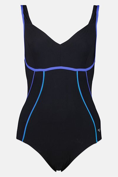 ARENA Women One Piece Brand Logo Swimsuit, Black