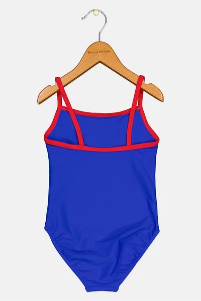 ARENA Kids Girl Graphic Print One Piece Swimwear, Multicolor