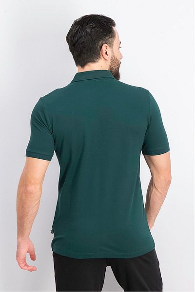 Puma Men Regular Fit Short Sleeve Outdoor Polo T-shirt, Dark Green