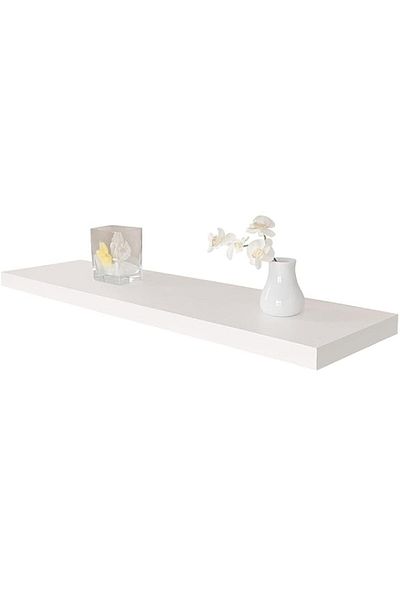 Generic FITTO 40cm & 60cm Floating Wall Shelves, Available in White, Black, Oak Effect, and Brown Finishes