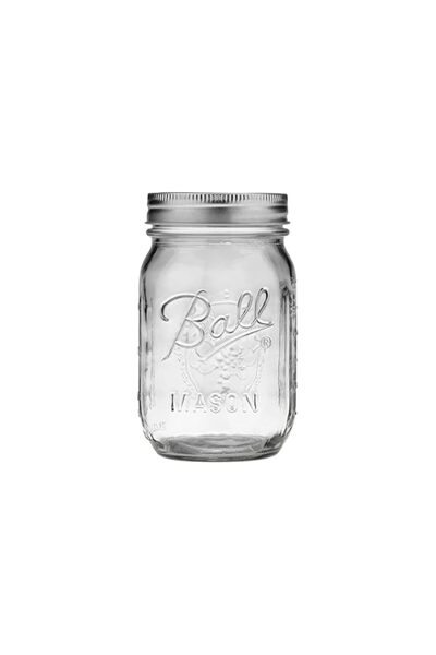 Generic ELECDON Ball Wide Mouth Mason Jars (16 oz/Capacity) [6 Pack] with Airtight lids and Bands. For Cann