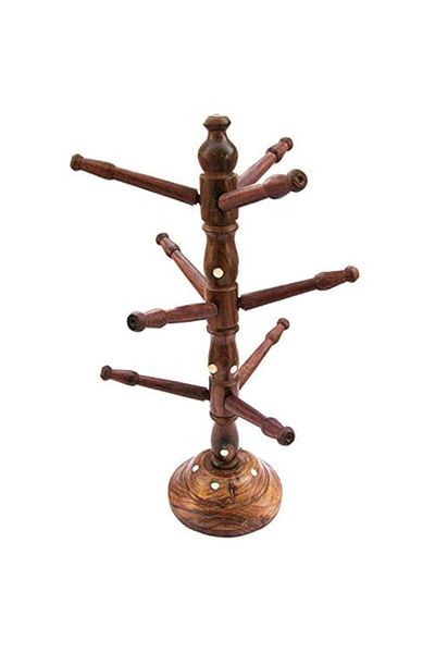 Generic Garden of Arts Stylish Wooden Bangle Stand Gift for Christmas or Birthday to Your Loved Ones
