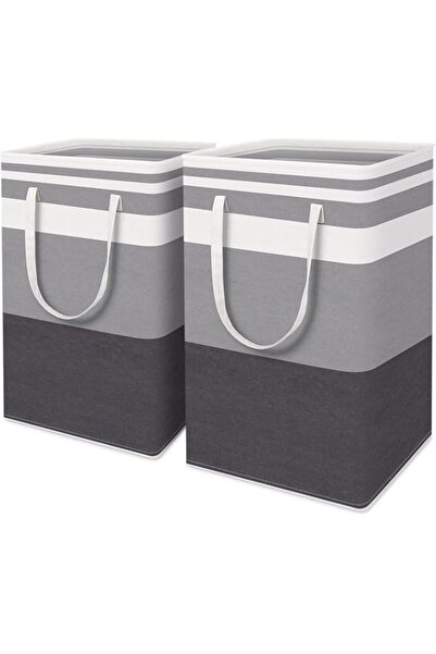 Generic Bukela 2 Pcs Large Laundry Hamper, 72L Tall Laundry Basket, Clothes H...