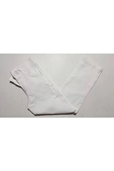 Selkar Global Unisex Lycra Linen Show and Casual Trousers White - White - Selkrumwtkkscylpan-Bey